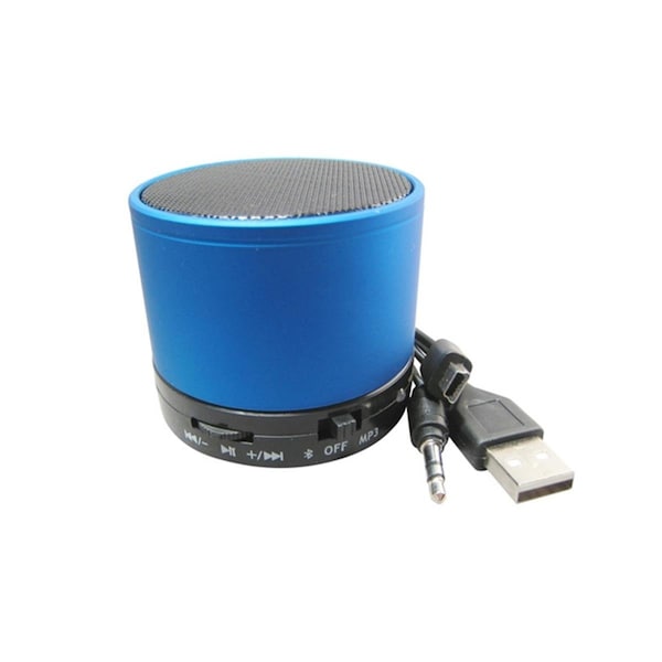 En Route Travelware 2.25 x 2 in. Travelers Mini Speaker Blue 148 - main